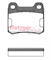 Комплект тормозных колодок METZGER 0157.00